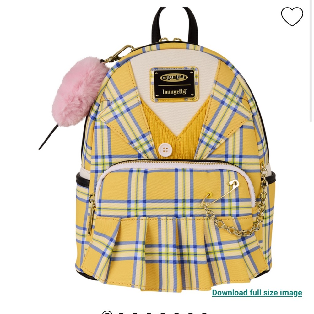 Loungefly Clueless 30th Anniversary Cher Cosplay Mini Backpack
